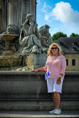 2016 - Connie at Bishops' Residenz in Würzburg - Germany