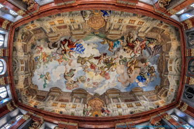 2016 - The Ceiling of a room in Melk Abbey, Melk - Austria