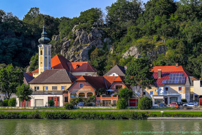 2016 - Town Somewhere in Austria by the Danube River