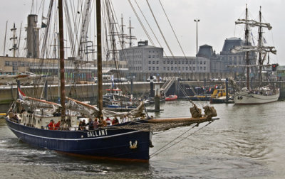 Ostend at anchor
