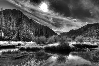 Yosemite Border in B&W