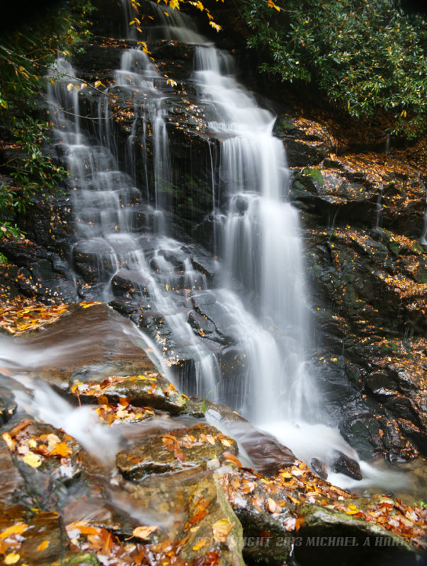 Soco Falls, Cherokee, North Carolina