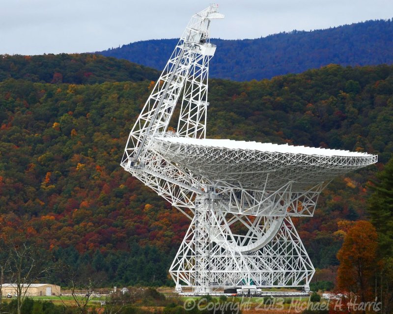 National Radio Astronomy Observatory 100 Meter Telescope