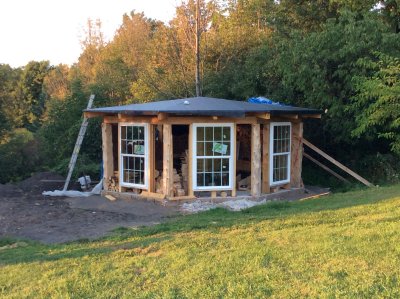 cordwood Building