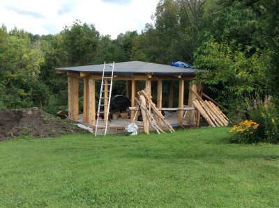 cordwood Building