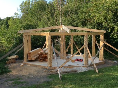 cordwood Building