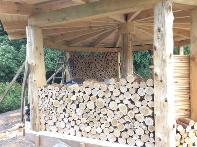 cordwood Building