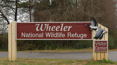 Entrance to Wheeler National Wildlife Reserve