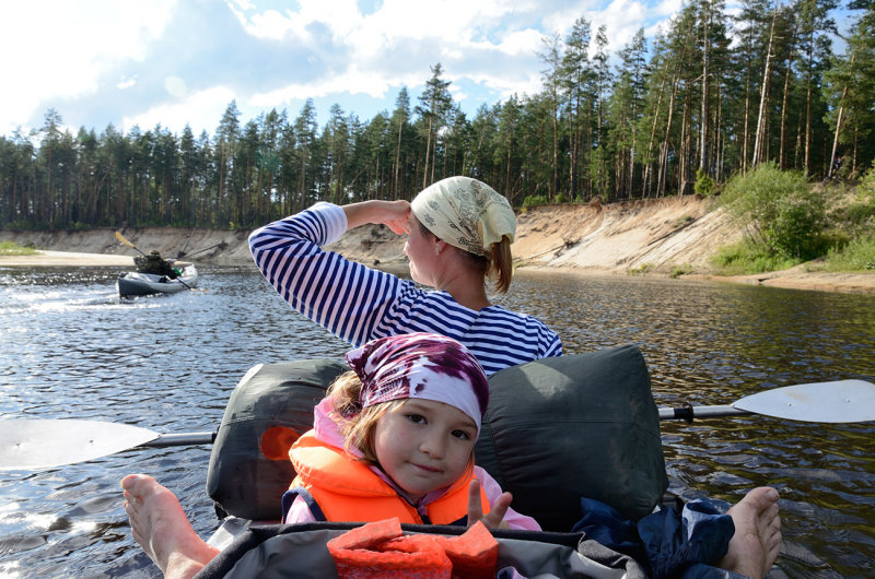 Paddling Kerzhenets river