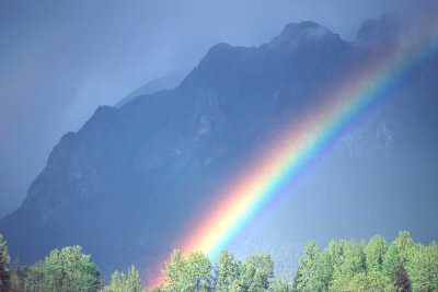 RAINBOW AND MT. SI