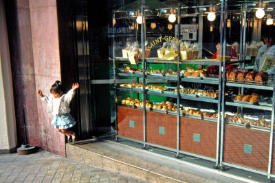 GIRL AND BAKERY