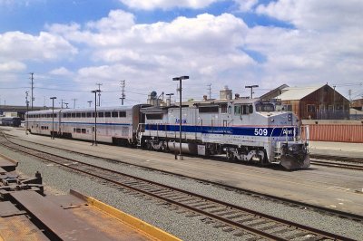 AMTK 509, 8th St. Yard, Downtown Los Angeles. (5/26/13)