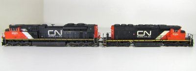 SD70M-2 / SD40-2W pair