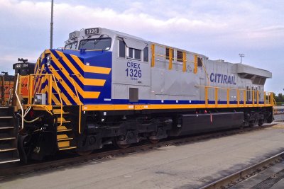 CREX 1326 (ES44AC) at BNSF's Commerce Diesel Service, City of Commerce, CA. 3/29/14.