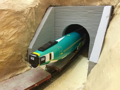 The tunnel has been approved for 737s!