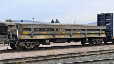 MRL 100996 Side Dump Car - Missoula, MT (10/1/15)