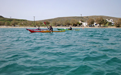 Leaving Milos Island