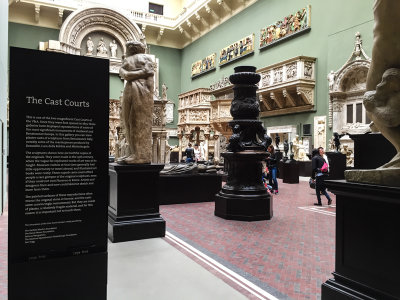 In the Victoria and Albert Museum