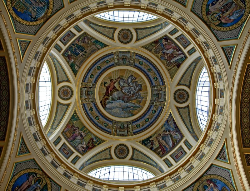 Ceiling of the Szchenyi Bath & Spa 