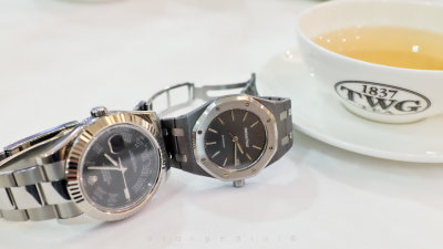 AP RO Tantalum 36mm & Rolex Datejust II