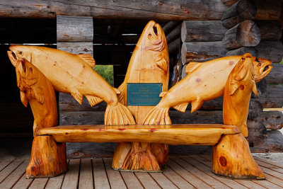Hansen's Wood Carvings Store on the Kenai Peninsula