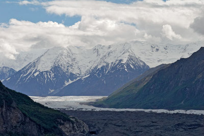 Matanuska Glacier, in the Chugach Mountains