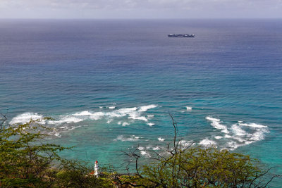 View from the Fire Control Station on Diamond Head