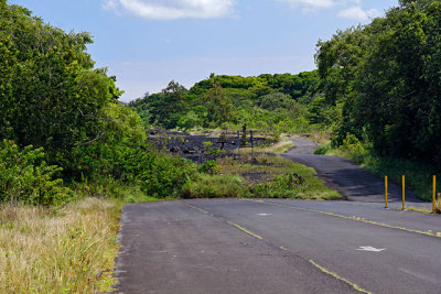 The end of the road at Kalapana