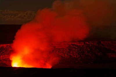 Kilauea smoke plume