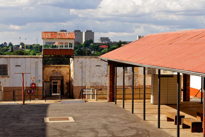 Courtyard at the Johannesburg Jail, on Constitution Hill