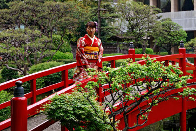 Young girl in traditional dress