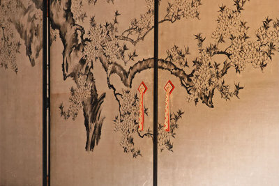 Paintings on the Shoji (paper walls) at the Imperial Palace