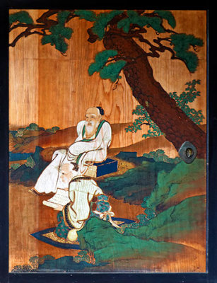 Painting on the Shoji (paper walls) at the Imperial Palace