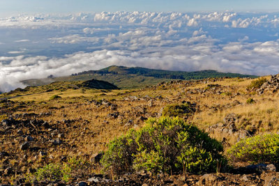 View from the Haleakala crater rim