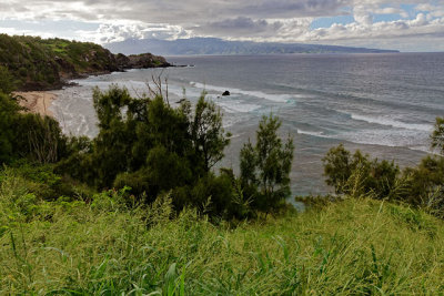 Moloka'i in the distance