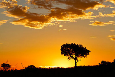 An African sunset