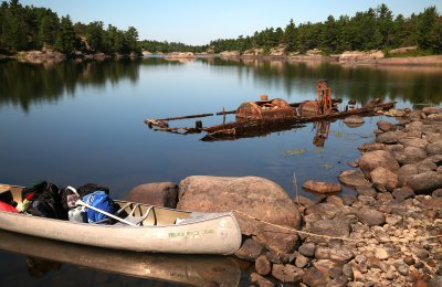 Alligator Boat and French River Lodge Canoe.jpg