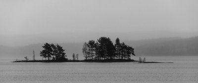 Island at the lake Erte