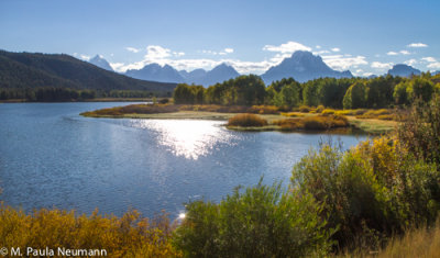 Grand Tetons from Oxbow Bend