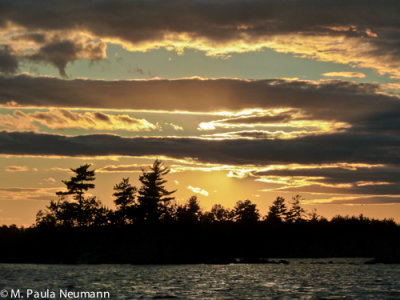 Sunset on Lake Millinocket