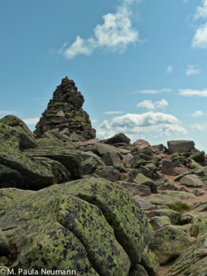 Katahdin's Peak at nearly a mile high