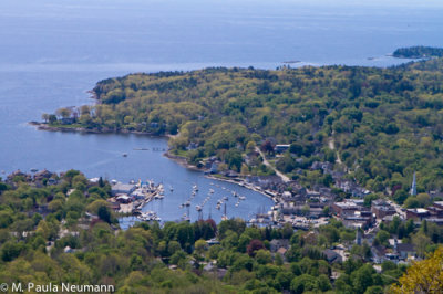 View of Camden from Mt. Batteuy