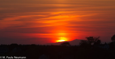Sunset from Bailey Island