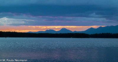 Sunset on Lake Millinocket
