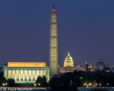 Lincoln Memorial, Washington Monument, Capital