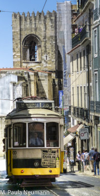 Tram in Alfama