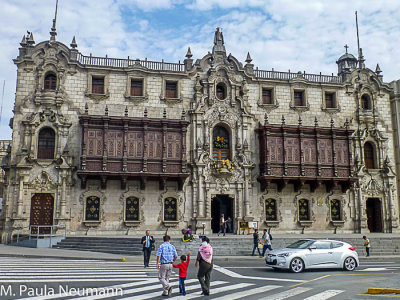 Archbishops Palace on Plaza de Armes