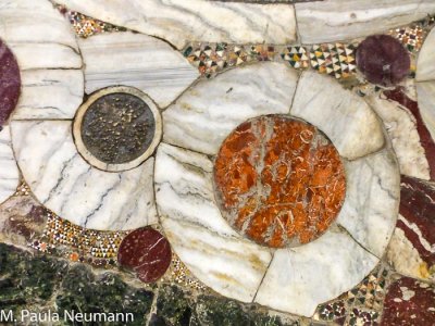 Marble floor at Hagia Sophia