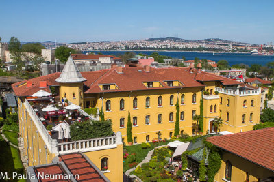 view of Four Season's hotel from Seven Hills hotel