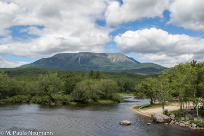 Katahdin and the river from Abol Bridge